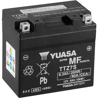 YUASA TTZ7S 12V 90 CCA Wartungsfreie VRLA-Motorradbatterie