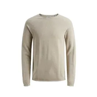 JACK & JONES JJEHILL Pullover Beige M