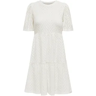 Jdy Minikleid Unifarben Weiß XS