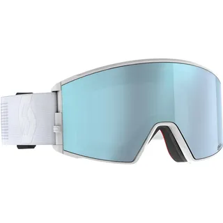 Scott React Skibrille - Mineral White - Amplifier Ice Chrome/CAT2