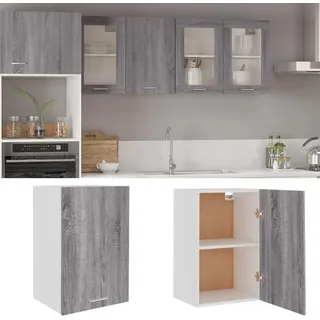 vidaXL Hängeschrank Grau Sonoma 39,5x31x60 cm Holzwerkstoff - Hängeschrank - Hängeschränke - Küchenschrank - Wandschrank - Grau