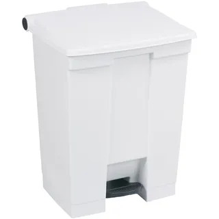 Rubbermaid Commercial Products Legacy® Tretmülleimer aus Kunststoff | Treteimer/Tretabfallbehälter | 68 l | für Arztpraxen/Krankenhäuser/Gesundheitseinrichtungen | Weiß | FG614500WHT