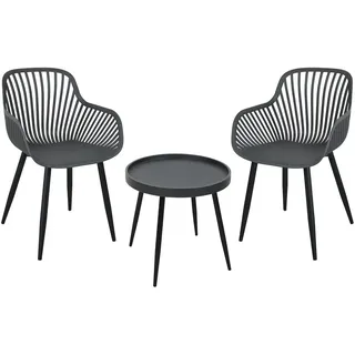Svita Philly Set 3-tlg. Grau/Schwarz