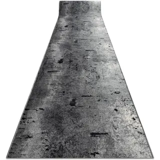 RugsX Marl Teppichläufer 67 x 210 cm Grau