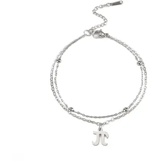 EUEAVAN Jüdisches Chai Armband Hebräischer Buchstabe Charm Klassischer Jüdischer Chai Token Jüdisch Inspirierter Name Religiöser Schmuck Frauen Männer (silber)