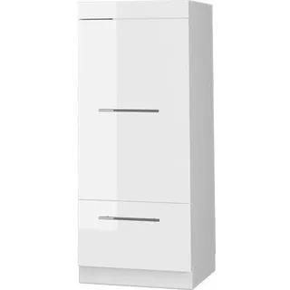 Vicco Hochschrank Mikrowellenumbauschrank 60 x 58 x 153,6 cm Weiß