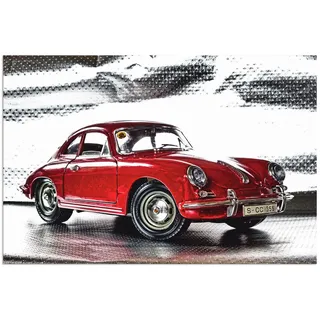 Artland Wandbild »Klassiker - Der Porsche 356« Auto 1 Stk. tlg. als Alubild, Outdoorbild, Leinwandbild, Poster, Wandaufkleber, rot
