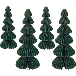 Dekobaum "Dekobaum Ornament", grün (dunkelgrün), H:25cm Ø:10cm, Papier, LEGER HOME BY LENA GERCKE, Dekofiguren, Dekobaum, im trendigen Design