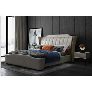 Italienische Stil Möbel Design Betten Ehe Modernes Gestell Schlafzimmer Luxus - Weiß