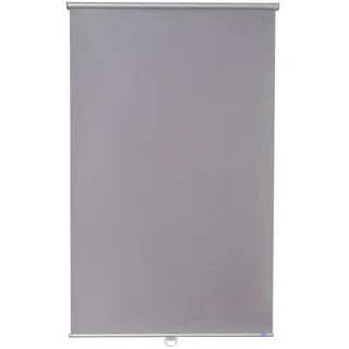 Springrollo K-HOME "Anna" Gr. 8, grau (dunkelgrau, grau, weiß), B:40cm H:150cm, Polyester, Rollos, Springrollo, Topseller