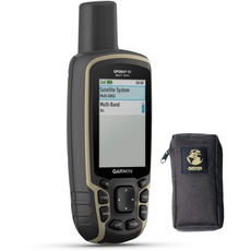 Garmin GPSMAP 65 - GPS Outdoor-Hand-Navigationsgerät - inkl. Tragetasche