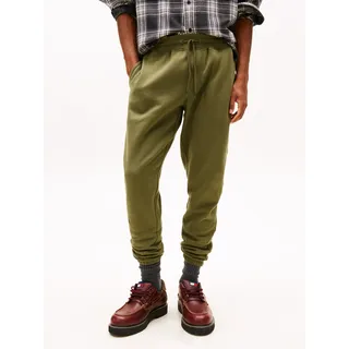 Tommy Hilfiger TJM Slim S Flag Sweatpant Hosen Dunkelgrün XL
