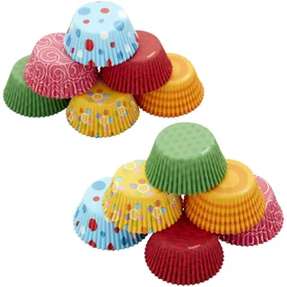 Wilton Baking Cups Saisonal - Muffinförmchen Papier, Muffin und Cupcake Förmchen, Papier-Backförmchen für kleine Cupcakes, Muffins, Pralinen - pk/300