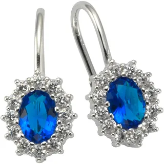 FIRETTI Ohrhänger Entourage Royal Silber 925 blau 2013796
