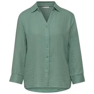 STREET ONE Damen A344955 Musselin-Bluse, Seafoam Green, 40