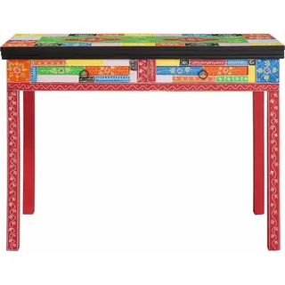 vidaXL Schreibtisch mit Schubladen Mehrfarbig 100 x 50 x 77 cm - Bronze