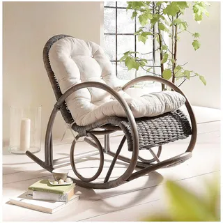 Hofmann Living And More Stuhlkissen, beige (creme, unifarben), B:80cm L:52cm, Polyester, HOFMANN LIVING AND MORE, Dekokissen_Sitzkissen_Kissenhüllen, Stuhlkissen