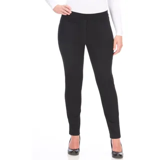 KjBrand Jeansjeggings »JENNY« angenehm weiche Quer-Stretch Qualität Gr. 50 (25) K-Gr, schwarz, , 28297464-50 K-Gr