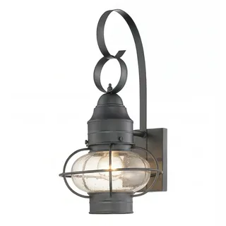 Außenleuchte Wandlampe Laterne Schwarz Vintage E27 IP23 regenfest Garten Haus