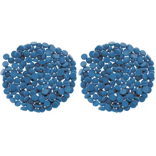GLOREX 6 8613 205 - Wachsfarbe blau, in Pastillenform, 5 g, hochkonzentrierte Qualität, zum Färben von Kerzenwachs und Kerzengel bei der Kerzenherstellung (Packung mit 2)