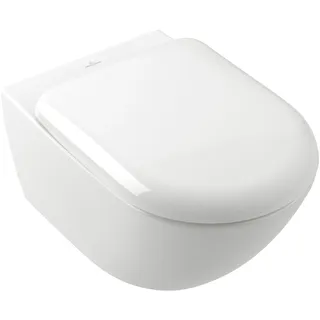 Villeroy & Boch Antao Tiefspül-WC spülrandlos wandhängend, mit TwistFlush, 4674T0R1