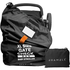 Bramble Transporttasche Kinderwagen (Schwarz) - Reisetasche/Schutzhülle Flugzeug - Buggy Tasche 120 x 60cm