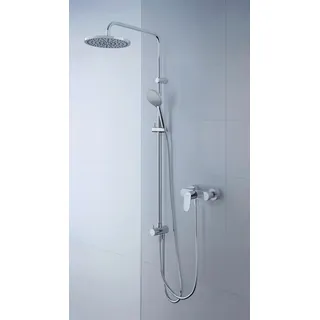 Duravit Reno Duschsystem Minusflow Aufputz Silber UV4322002010