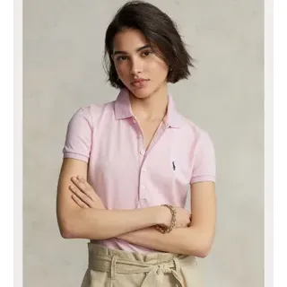 Polo Ralph Lauren für Damen. 211870245003 Polo Julie rosa (S), Lässig, Baumwolle, Kurzarm