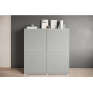 OTTO home Highboard 120 x 125 x 39,5 cm grau