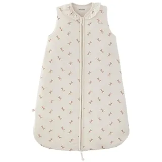 Noukie's - Gigoteuse Mi-Saison 1-6 Mois (70 cm) - Gigoteuse TOG 1 à 2 - Fermeture Zippée - Jersey - Blanc & Rose