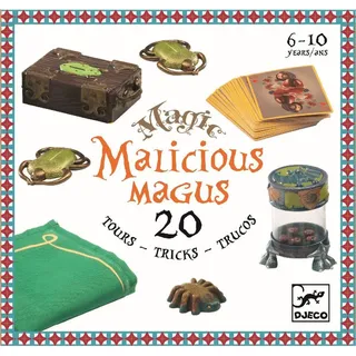 Djeco Malicious Magus Zauberkasten 20 Tricks ab 6 Jahren