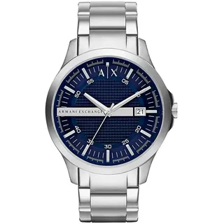 Armani Exchange Ax2132 46mm 5atm Quartz Analogical Uhr - Grey / Blue / Mineral - One Size