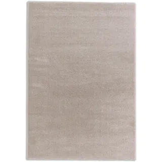 SCHÖNER WOHNEN-Kollektion Teppich "Pure 190" rechteckig 21 mm Höhe Wohnzimmer, Schlafzimmer, uni, leichter Glanz, robuster Kurzflor, beige