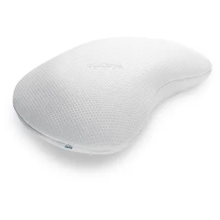 TEMPUR Sonata Kopfkissen Memory Foam, ergonomisches Nackenstützkissen für Rücken- und Seitenschläfer, Liegefühl fest, M (61 x 40 x 11 cm), Weiß