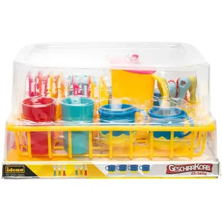 IDENA Geschirr-Korb 25 teilig, Zubehör für Kinderküche Teile