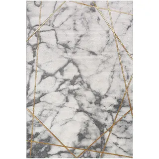 Paco Home Kurzflorteppich 120/170 cm Kraft 523 , Goldfarben , Textil , Rechteckig , 120x170 cm , strapazierfähig, für Fußbodenheizung geeignet , Teppiche und Böden, Teppiche