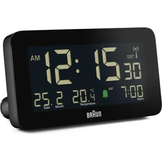 BRAUN BC10 DCF-B Funkwecker schwarz - Schwarz
