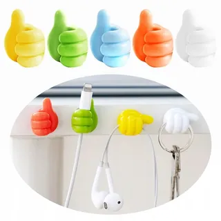 KABEL ORGANIZER SET 5 teilig fist HAND OK Bunter MIX Tasten