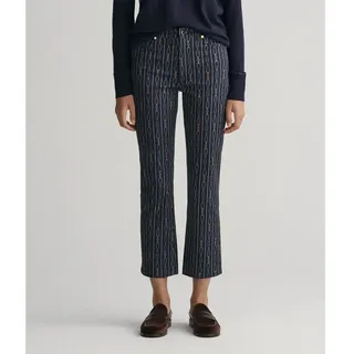 Gant Rope Cropped Flare Jeans - Evening Blue - 27