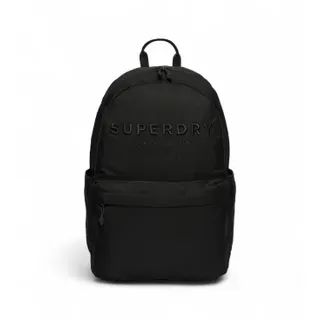 Superdry Unisex. W9110426A Logo Montana Backpack schwarz (OSFA), Lässig, Polyester