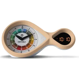 KIDYWOLF Analoger & digitaler Wecker rosa