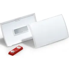 Bild Click Fold Namensschild mit Magnet, transparent, 90x54mm, 10er-Pack (821519)