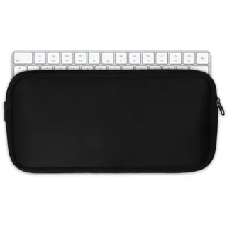 kwmobile Tastatur-Hülle kompatibel mit Apple Magic Keyboard - Neopren Schutzhülle Case Tasche für Tastatur - Neoprentasche für Keyboard - Schwarz