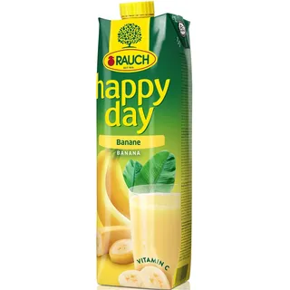Rauch Happy Day Banane Bananennektar Fruchtsaft Farbe gelb 1000ml