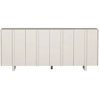 Woood Sideboard Basu aus Kiefernholz, skandinavisches Design, natur hellgrau, 200 cm breit