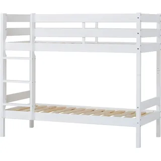 Hoppekids Etagenbett ECO Comfort 70 x 160 cm Kiefer massiv weiß