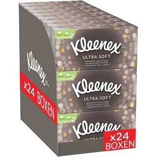 Kleenex Ultra Soft Kosmetiktücher 24 x 64 Tücher