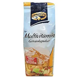 Krüger Getränkepulver Multivitamin 1KG auch zum verfeinern von Desserts