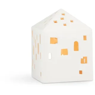 Kähler Lichthaus Town House Urbania Sammlerobjekt dänisches Design, Weiss