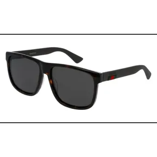 Gucci GG0010S Herren-Sonnenbrille mit Vollrand, Kunststoff - Kastanienbraun